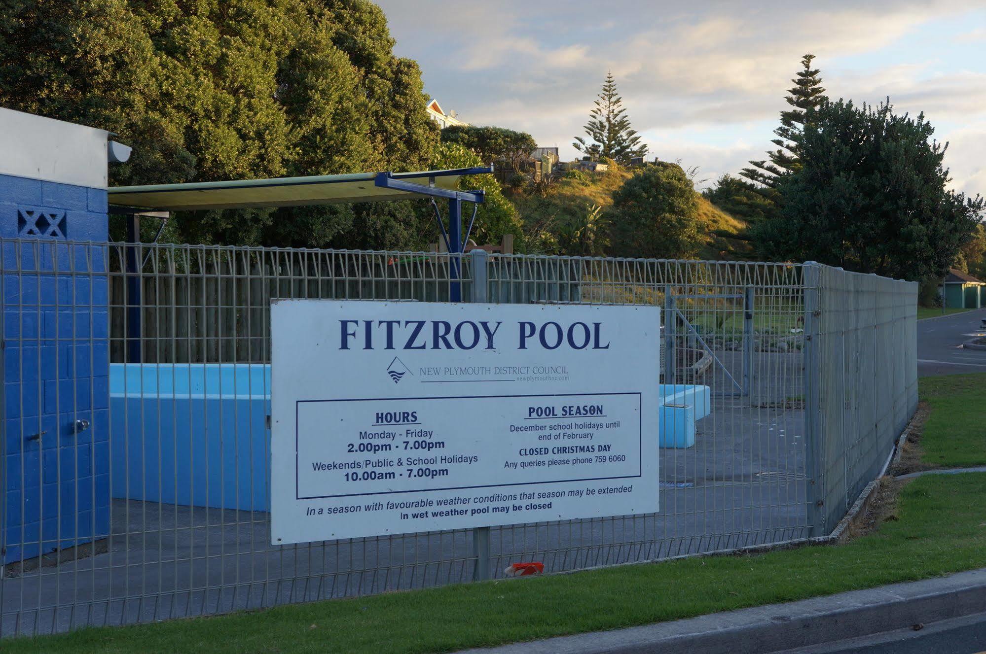 Fitzroy Beach Holiday Park New Plymouth Exterior foto
