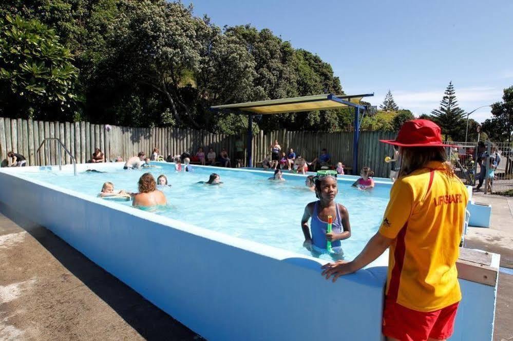 Fitzroy Beach Holiday Park New Plymouth Exterior foto